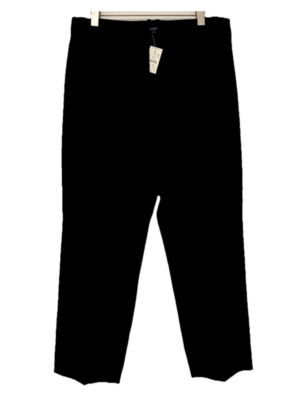 J. Crew Women’s Black Pleated Trouser Dress Pants Size 14 NWT Classic Straight